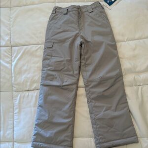 White Sierra Grey snow Pants